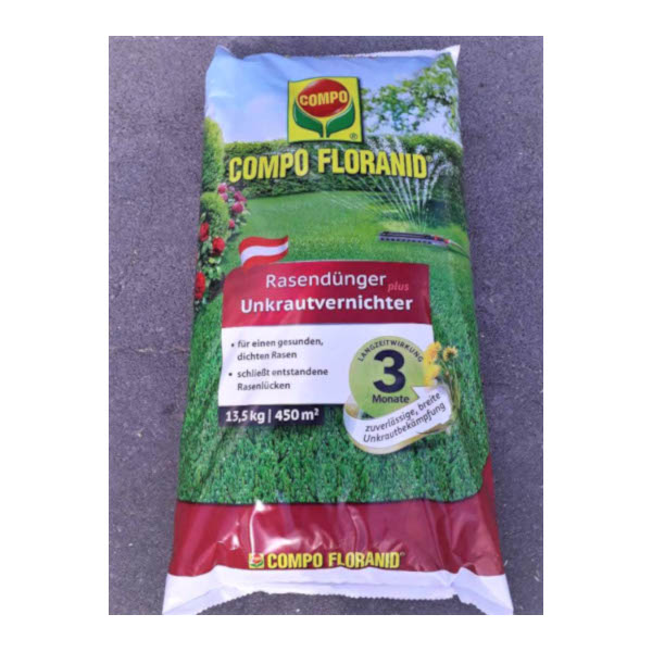 Rasendnger plus Unkrautvernichter (Compo Floranid) - Ihr Partner in der  Landwirtschaft mit Tankstelle u. Baumarkt